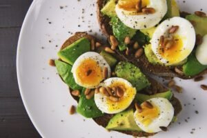 eggs and avocado